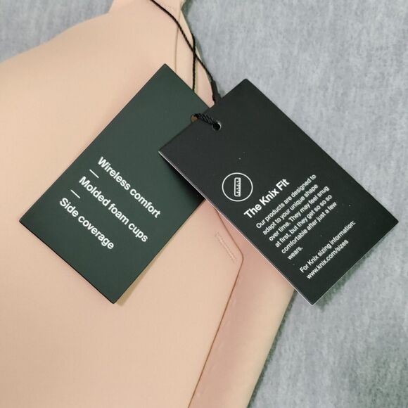 Knix Wing Woman Contour Bra Size 40B Warm Sand Wireless T Shirt Adjustable NWT - Picture 5 of 16